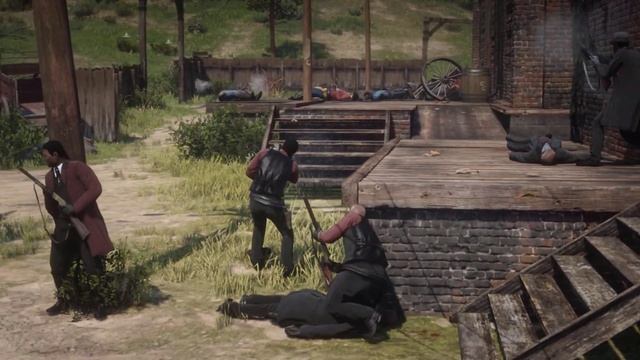 RED DEAD REDEMPTION 2 NPC Wars 14 (Red Ben Gang vs Lemoyne Raiders) смотреть онлайн