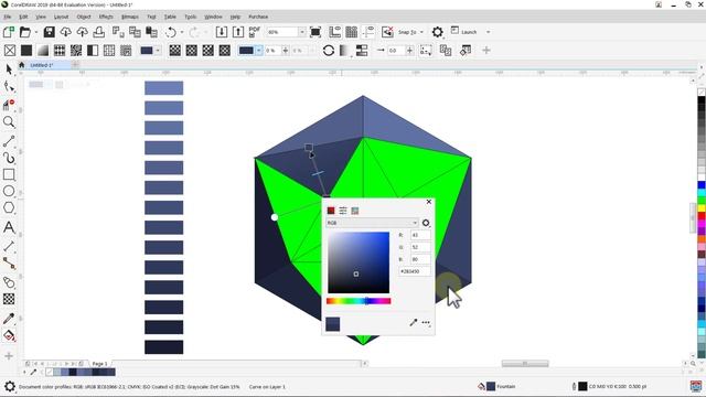 Learn logo design | Hexagonal | Corel DRAW tutorials | 104 смотреть онлайн