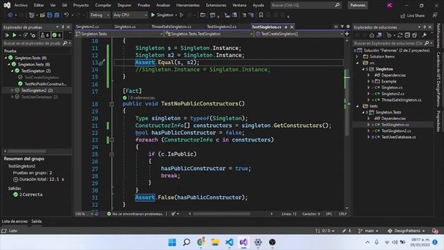 Patrón de Diseño Singleton en C# смотреть онлайн