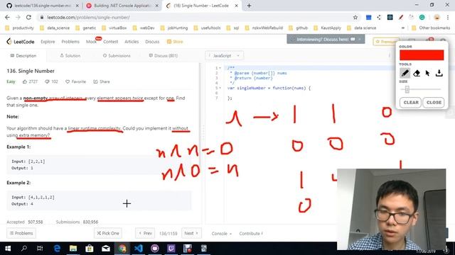 136. Single Number смотреть онлайн