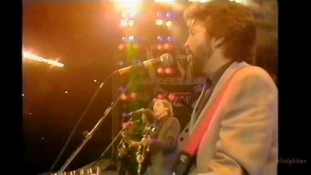 Dire Straits & Eric Clapton "Solid Rock" Wembley 1988. смотреть онлайн