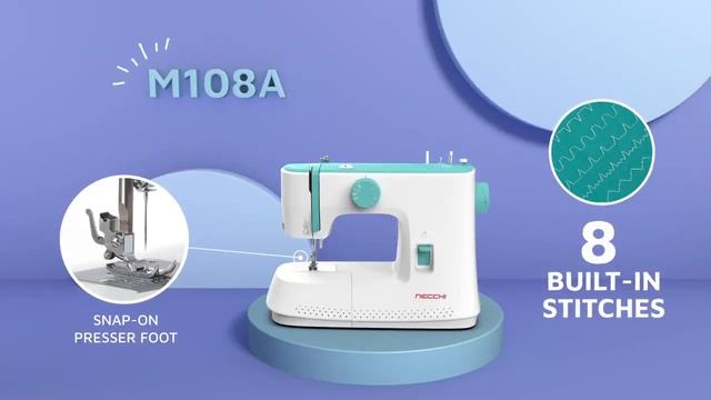 Machine à coudre Necchi M213A смотреть онлайн