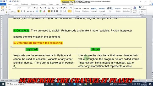 CLASS 6 CH-9: PYTHON INTRODUCTION -EXERCISE SOLUTION смотреть онлайн