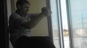 Замена замка на пластиковом окне.  Простое открывание.