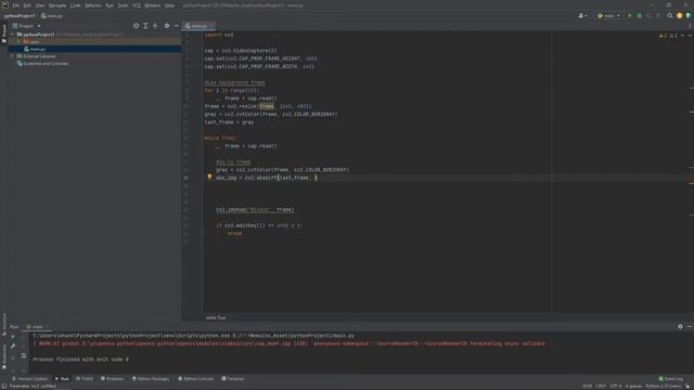 Project Phát Hiện Chuyển Động Sử Dụng OpenCV - Python || Movement Detection using OpenCV смотреть онлайн