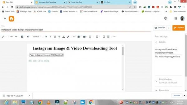 How to Create 200+ SEO Tools Website in Blogger for FREE! Free Script By S B Tech