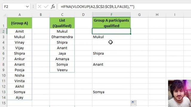 Compare Two list in Excel using Vlookup and find Matches Hindi смотреть онлайн