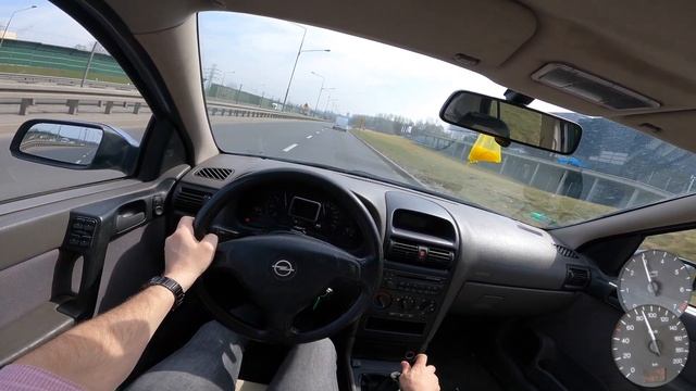 Opel Astra G 1998 | 1.6 101 HP | POV Test Drive