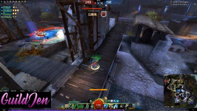 GW2 - Power Harbinger - PvP Gameplay - Necromancer Guild Wars 2 Build - End of Dragons смотреть онлайн