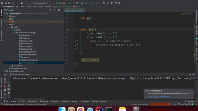 18-The when expression in Kotlin смотреть онлайн