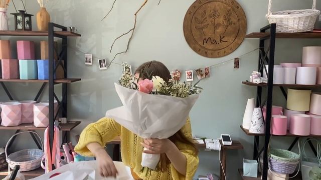 Огородный букет/ сбор и упаковка/ нежный смотреть онлайн