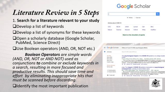 How to Write the Literature Review in 5 Steps (PPT) смотреть онлайн
