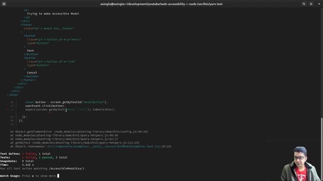 A Pro’s Guide: Accessible React Modal Testing with React Testing Library - #12 by Anuj Singla смотреть онлайн