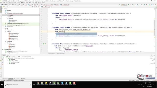 Kotlin Android Tutorial - Sticky Header Recycler View смотреть онлайн
