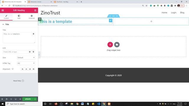 How To Create an Elementor Template and Use It on Any Page смотреть онлайн