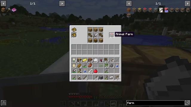 Minecraft Ancient Warfare 2 - building all beginning farms смотреть онлайн