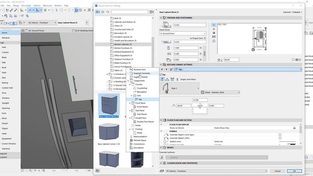 Archicad 25 | Modeling Kitchen смотреть онлайн