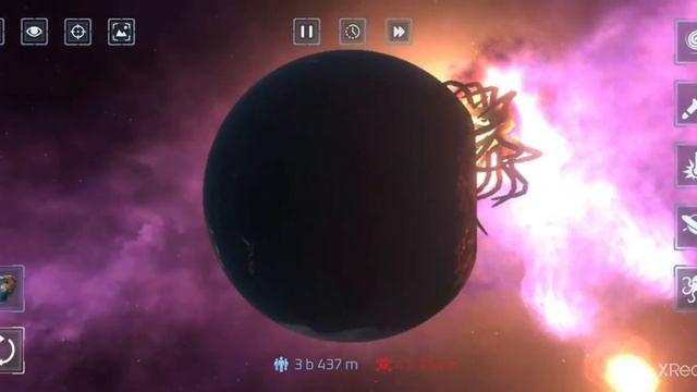 Я играю в игру Разрушитель планет:разрушил планету земля🌏😱 смотреть онлайн