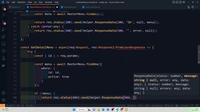 NodeJS Sequelize TypeScript - PART 11 : API CRUD Menu & Sub Menu смотреть онлайн
