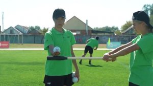 Упражнения с битами (Школа лапты)