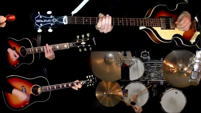 P. S. I Love You | Instrumental Cover w Chords | Guitars, Bass, Drums & Maracas смотреть онлайн