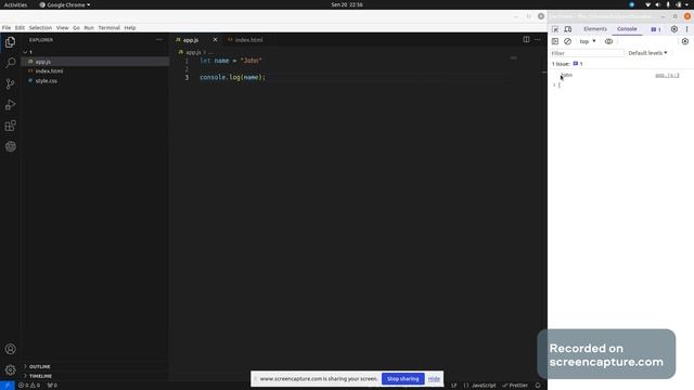 #1 JAVASCRIPTDA == O'ZGARUVCHILAR TURLAR || JS DARSLARI смотреть онлайн