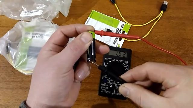 Распаковка USB перезаряжаемые АА Li-Po батареек смотреть онлайн