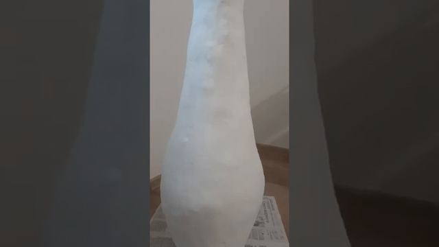 Делаю напольную гипсовую вазу. Часть 1. смотреть онлайн