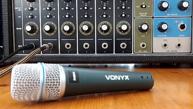 Vonyx DM57A Dynamic Microphone (Shure Beta 57A copy) Review and Test смотреть онлайн