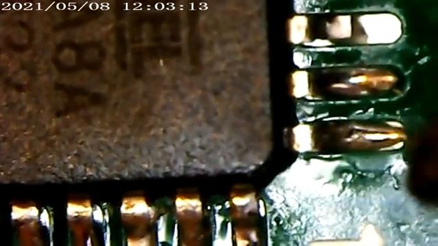 Пайка паяльником под микроскопом смотреть онлайн