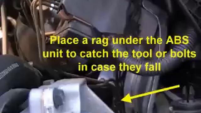 Volvo S80 S70 V70 XC ABS Control Unit Removal Instructions