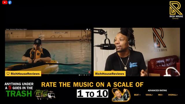 Is He Trash? First time hearing token | token dentures music video reaction | Live music review смотреть онлайн
