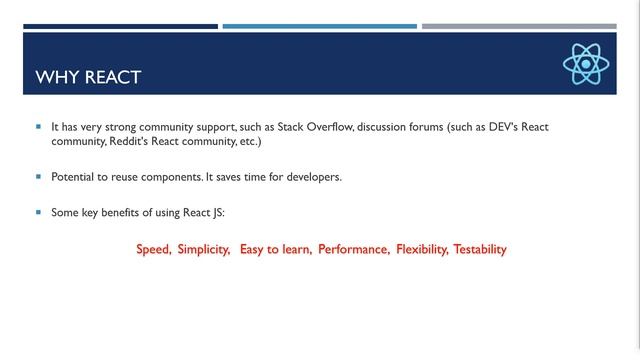 What is React and Why would we use it? | React JS Tutorial (full course) - #2 смотреть онлайн