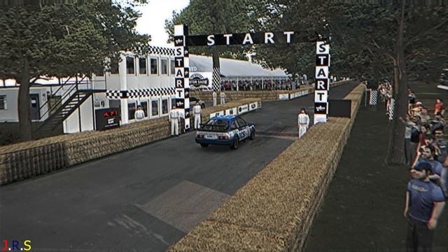Full send in the Ford Sierra RS500 at Goodwood! смотреть онлайн