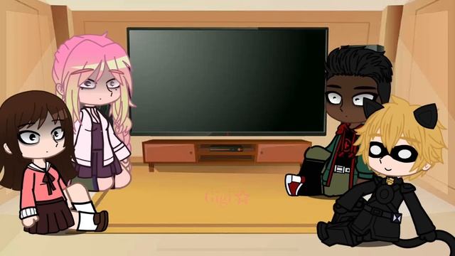 Fandoms react to eachother | Cat Noir | (3/4) | read description first | ɢɪɢɪ ☆ | смотреть онлайн