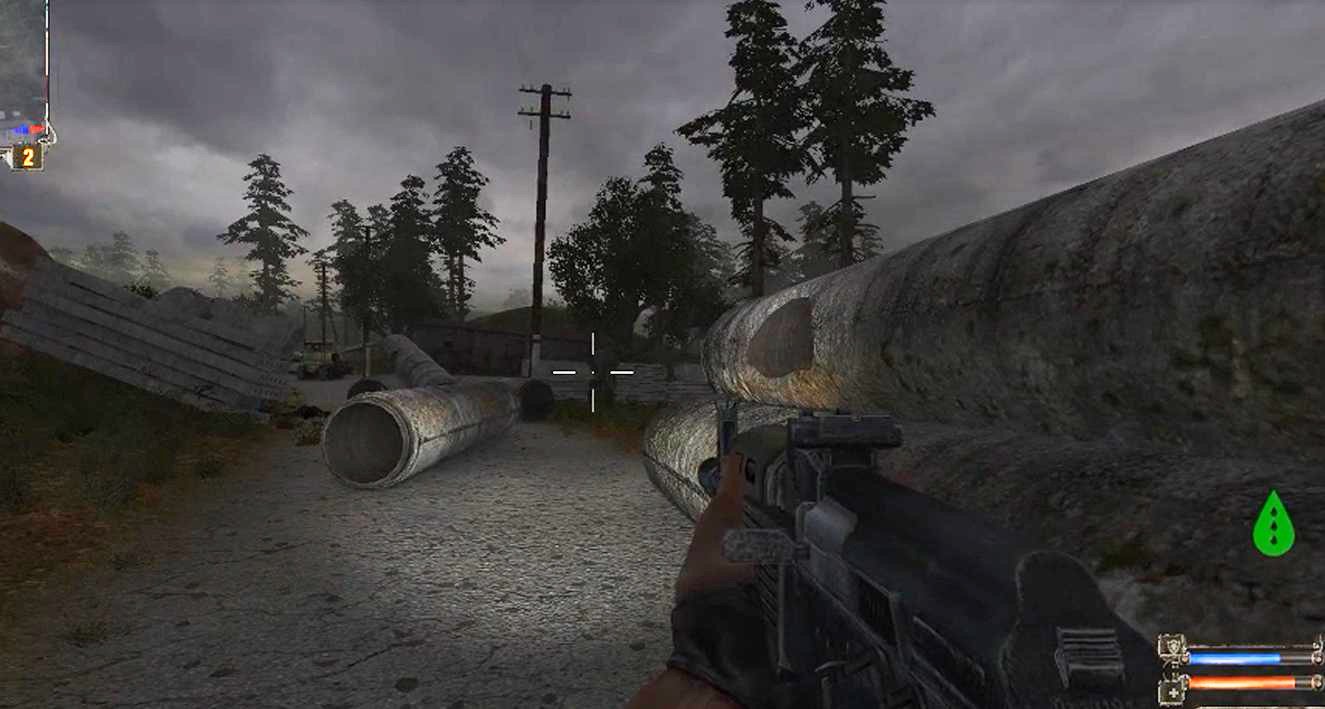 Сталкер ТЧ Выбраться с агропрома. смотреть онлайн