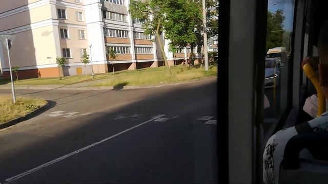 Электробус номер 17 Медгородок Мкр-н кленковский г. Гомель обр. путь. 2 часть. смотреть онлайн