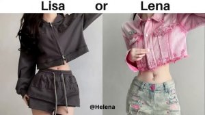 LISA OR LENA ? - PHONE CASES & GORGEOUS DRESSES - @helena035