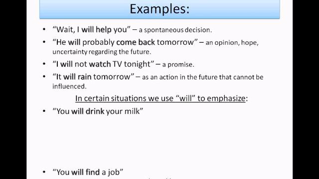 English Tenses (Past - Present - Future) video 2 OF 2 смотреть онлайн