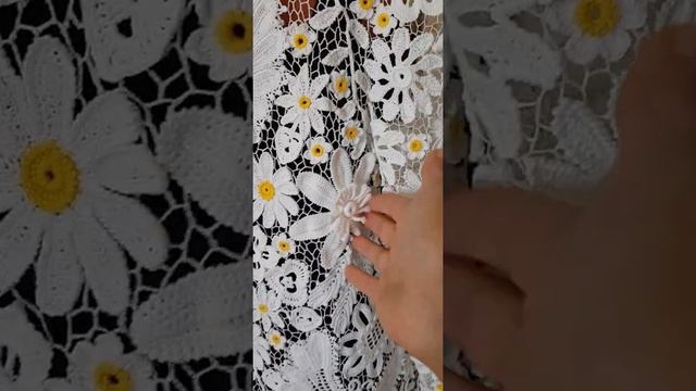 кардиган с ромашками. смотреть онлайн