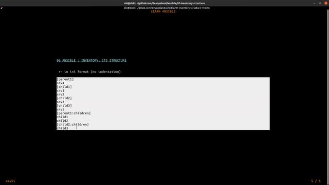 Inventory and Structure #ANSIBLE 07 смотреть онлайн