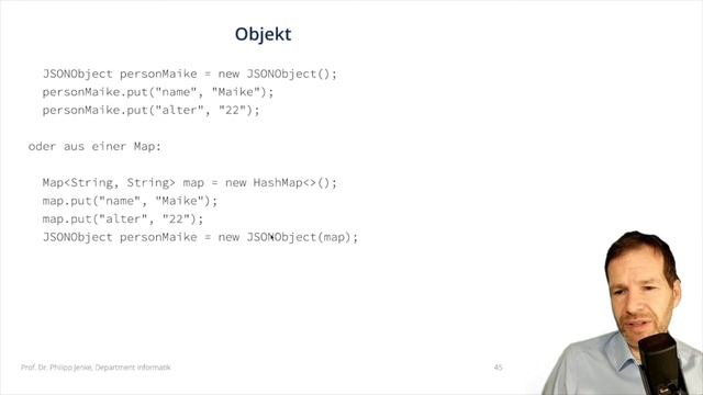 Programmiermethodik 2: 4.5 JSON смотреть онлайн