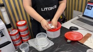 Цементная затирка для плитки. Затирка Litokol