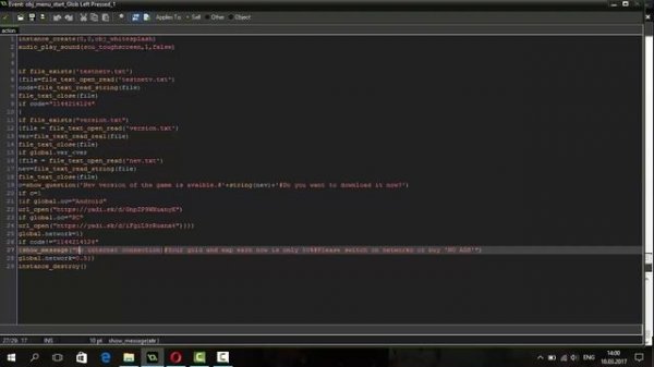 Проверка интернета в игре в Game Maker Studio | Network Check in Game Maker Studio