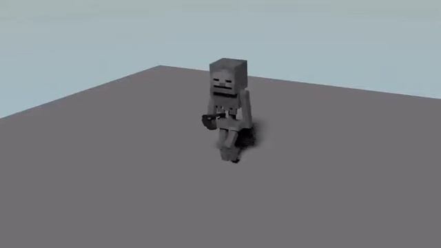 MINECRAFT SKELETON WALK ANIMATION смотреть онлайн