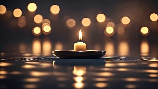 Burning Candles - Virtual Relaxing Tealights ? 4K Background Animation Screensaver | Video Only смотреть онлайн