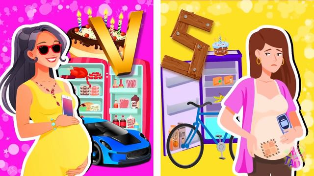 Zengin Hamile VS Meteliksiz Hamile | RATATA’dan Zengin Vs Fakir Hamilelik Anları