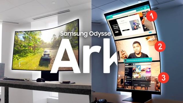 Samsung's humongous Odyssey Ark monitor is here, but it'll cost you смотреть онлайн