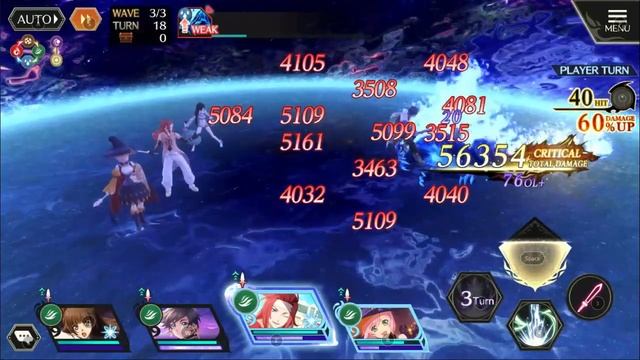 Tales of Crestoria CHRONOS TRANSCENDENT BATTLE: Lv.1-6 Blind Clears (half-awakened team+f2p stones) смотреть онлайн