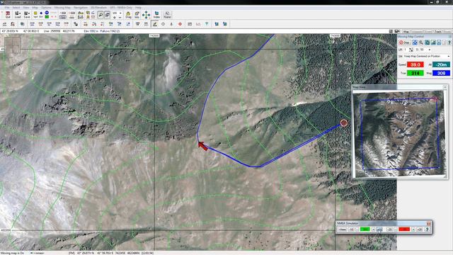 Переход с карты на карту в Ozi Explorer